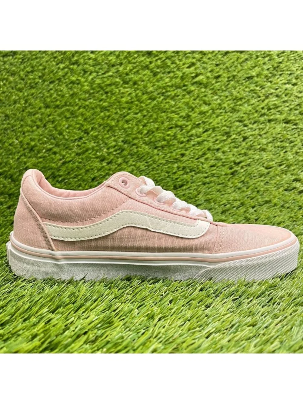 Vans Ward Low Sepia Rose Pink Womens Size 6.5 Athletic Skateboard Shoes Sneakers